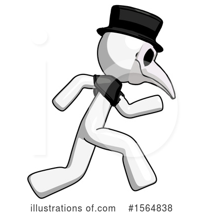 Royalty-Free (RF) White Design Mascot Clipart Illustration by Leo Blanchette - Stock Sample #1564838