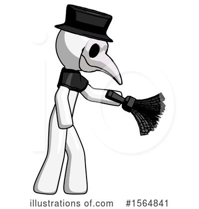 Royalty-Free (RF) White Design Mascot Clipart Illustration by Leo Blanchette - Stock Sample #1564841