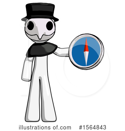 Royalty-Free (RF) White Design Mascot Clipart Illustration by Leo Blanchette - Stock Sample #1564843