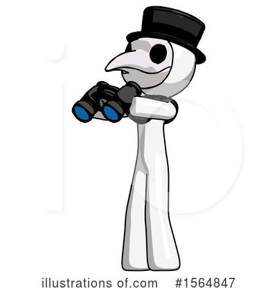 Royalty-Free (RF) White Design Mascot Clipart Illustration by Leo Blanchette - Stock Sample #1564847
