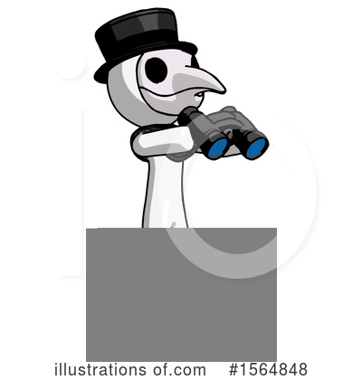 Royalty-Free (RF) White Design Mascot Clipart Illustration by Leo Blanchette - Stock Sample #1564848
