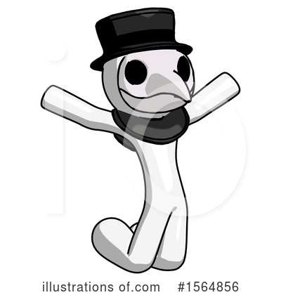 Royalty-Free (RF) White Design Mascot Clipart Illustration by Leo Blanchette - Stock Sample #1564856