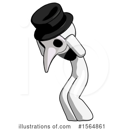 Royalty-Free (RF) White Design Mascot Clipart Illustration by Leo Blanchette - Stock Sample #1564861