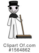 White Design Mascot Clipart #1564862 by Leo Blanchette