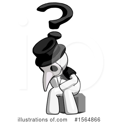 Royalty-Free (RF) White Design Mascot Clipart Illustration by Leo Blanchette - Stock Sample #1564866