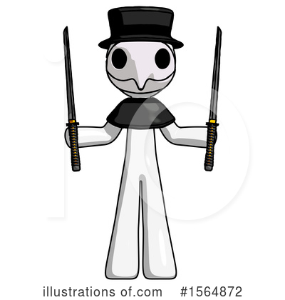 Royalty-Free (RF) White Design Mascot Clipart Illustration by Leo Blanchette - Stock Sample #1564872