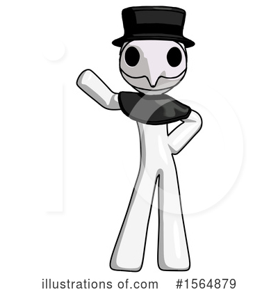 Royalty-Free (RF) White Design Mascot Clipart Illustration by Leo Blanchette - Stock Sample #1564879