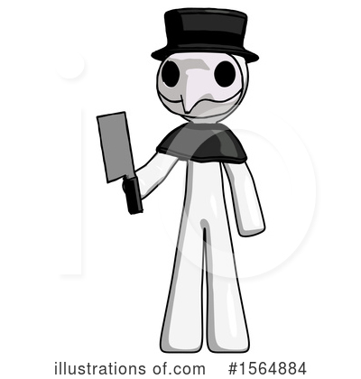 Royalty-Free (RF) White Design Mascot Clipart Illustration by Leo Blanchette - Stock Sample #1564884