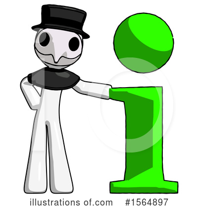 Royalty-Free (RF) White Design Mascot Clipart Illustration by Leo Blanchette - Stock Sample #1564897