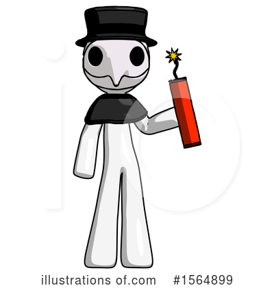 Royalty-Free (RF) White Design Mascot Clipart Illustration by Leo Blanchette - Stock Sample #1564899
