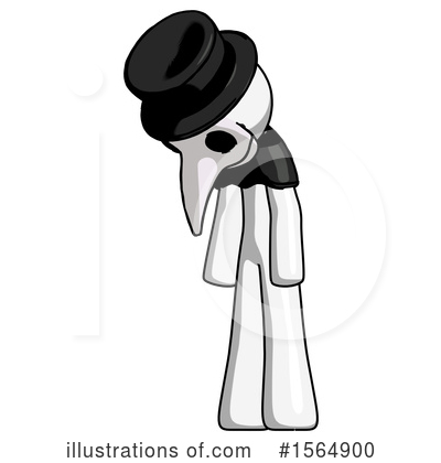 Royalty-Free (RF) White Design Mascot Clipart Illustration by Leo Blanchette - Stock Sample #1564900
