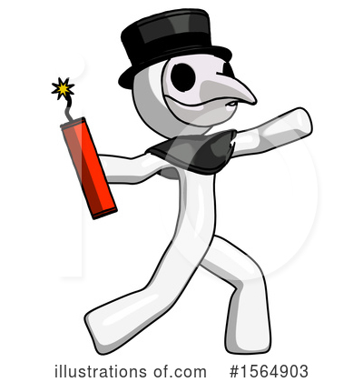 Royalty-Free (RF) White Design Mascot Clipart Illustration by Leo Blanchette - Stock Sample #1564903