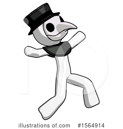 Royalty-Free (RF) White Design Mascot Clipart Illustration by Leo Blanchette - Stock Sample #1564914