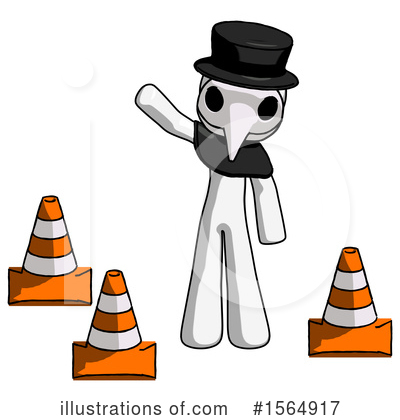 Royalty-Free (RF) White Design Mascot Clipart Illustration by Leo Blanchette - Stock Sample #1564917