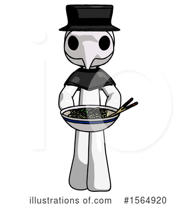 Royalty-Free (RF) White Design Mascot Clipart Illustration by Leo Blanchette - Stock Sample #1564920