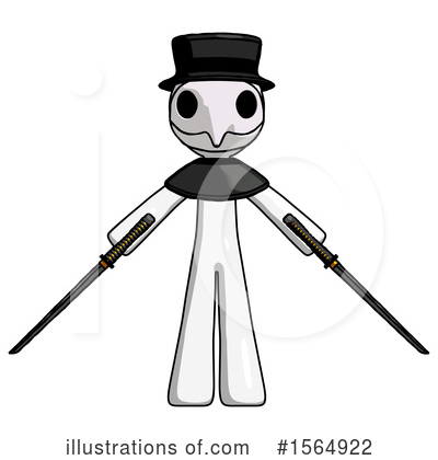Royalty-Free (RF) White Design Mascot Clipart Illustration by Leo Blanchette - Stock Sample #1564922