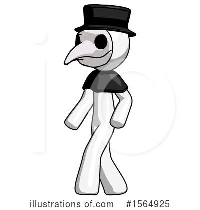Royalty-Free (RF) White Design Mascot Clipart Illustration by Leo Blanchette - Stock Sample #1564925