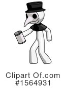 White Design Mascot Clipart #1564931 by Leo Blanchette