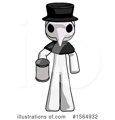 Royalty-Free (RF) White Design Mascot Clipart Illustration by Leo Blanchette - Stock Sample #1564932