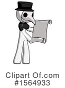 White Design Mascot Clipart #1564933 by Leo Blanchette