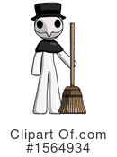 White Design Mascot Clipart #1564934 by Leo Blanchette