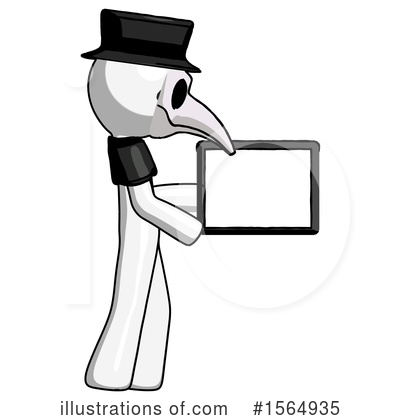 Royalty-Free (RF) White Design Mascot Clipart Illustration by Leo Blanchette - Stock Sample #1564935