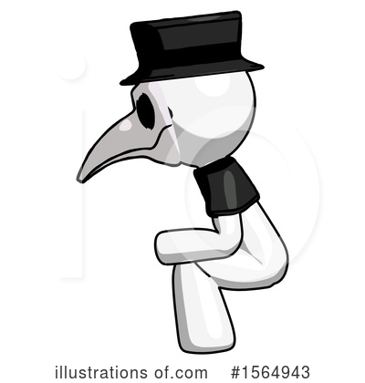 Royalty-Free (RF) White Design Mascot Clipart Illustration by Leo Blanchette - Stock Sample #1564943