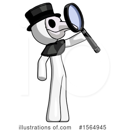 Royalty-Free (RF) White Design Mascot Clipart Illustration by Leo Blanchette - Stock Sample #1564945