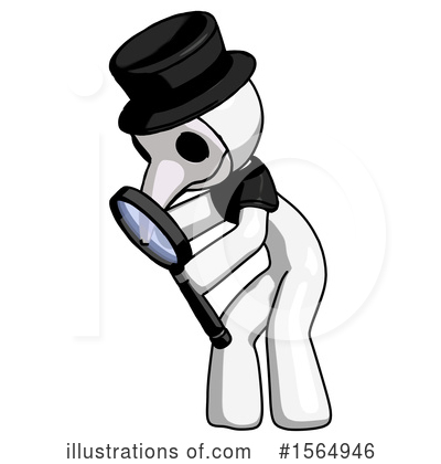 Royalty-Free (RF) White Design Mascot Clipart Illustration by Leo Blanchette - Stock Sample #1564946