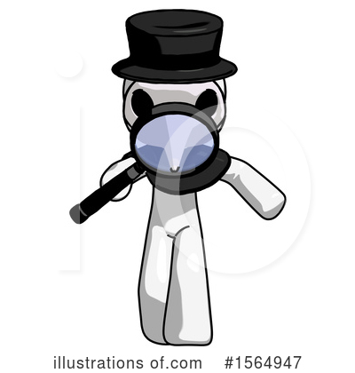 Royalty-Free (RF) White Design Mascot Clipart Illustration by Leo Blanchette - Stock Sample #1564947