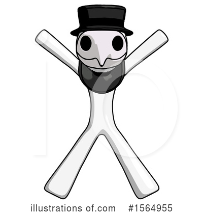 Royalty-Free (RF) White Design Mascot Clipart Illustration by Leo Blanchette - Stock Sample #1564955