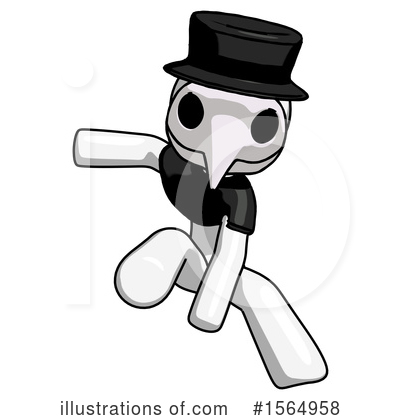 Royalty-Free (RF) White Design Mascot Clipart Illustration by Leo Blanchette - Stock Sample #1564958