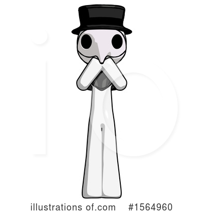 Royalty-Free (RF) White Design Mascot Clipart Illustration by Leo Blanchette - Stock Sample #1564960