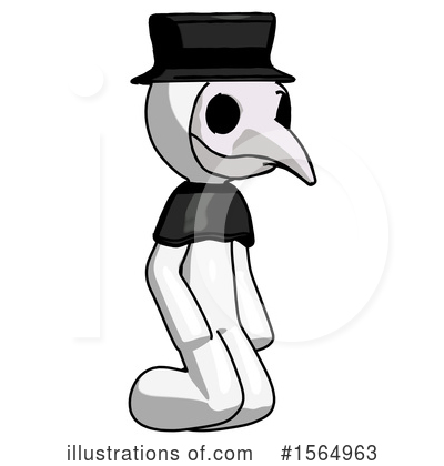 Royalty-Free (RF) White Design Mascot Clipart Illustration by Leo Blanchette - Stock Sample #1564963
