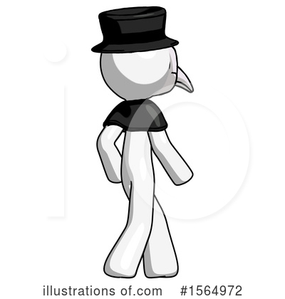 Royalty-Free (RF) White Design Mascot Clipart Illustration by Leo Blanchette - Stock Sample #1564972