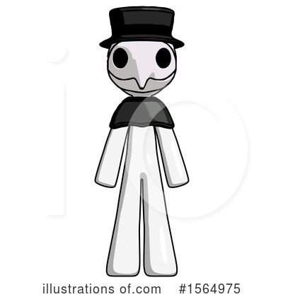 Royalty-Free (RF) White Design Mascot Clipart Illustration by Leo Blanchette - Stock Sample #1564975