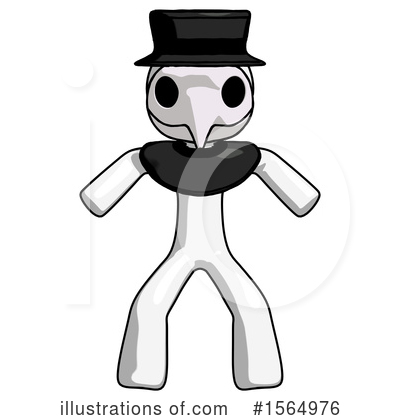 Royalty-Free (RF) White Design Mascot Clipart Illustration by Leo Blanchette - Stock Sample #1564976