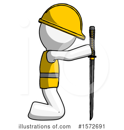 Royalty-Free (RF) White Design Mascot Clipart Illustration by Leo Blanchette - Stock Sample #1572691