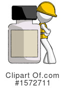 White Design Mascot Clipart #1572711 by Leo Blanchette