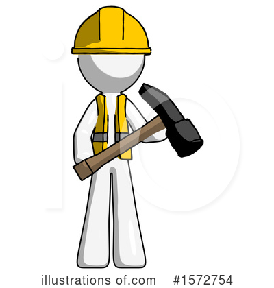 Royalty-Free (RF) White Design Mascot Clipart Illustration by Leo Blanchette - Stock Sample #1572754