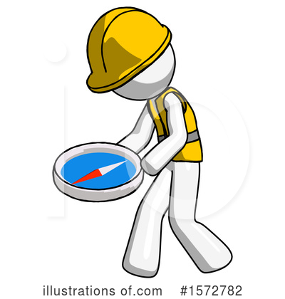 Royalty-Free (RF) White Design Mascot Clipart Illustration by Leo Blanchette - Stock Sample #1572782