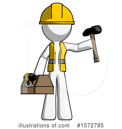 Royalty-Free (RF) White Design Mascot Clipart Illustration by Leo Blanchette - Stock Sample #1572785