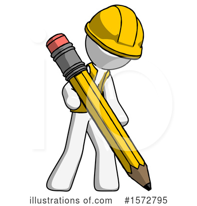 Royalty-Free (RF) White Design Mascot Clipart Illustration by Leo Blanchette - Stock Sample #1572795