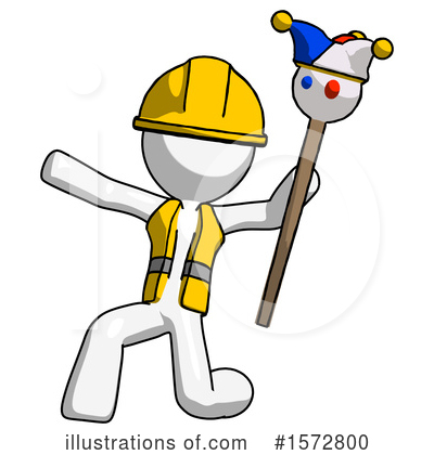 Royalty-Free (RF) White Design Mascot Clipart Illustration by Leo Blanchette - Stock Sample #1572800