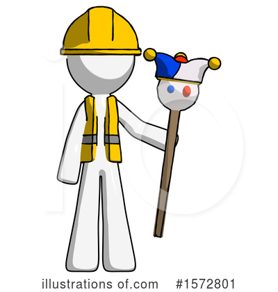 Royalty-Free (RF) White Design Mascot Clipart Illustration by Leo Blanchette - Stock Sample #1572801