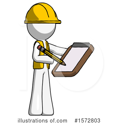 Royalty-Free (RF) White Design Mascot Clipart Illustration by Leo Blanchette - Stock Sample #1572803