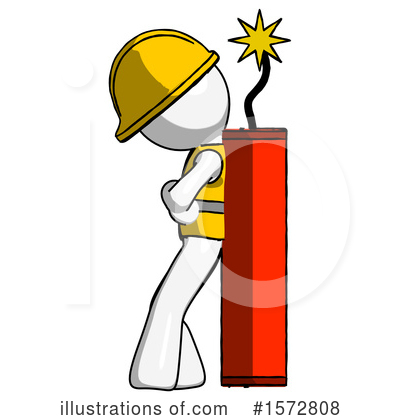 Royalty-Free (RF) White Design Mascot Clipart Illustration by Leo Blanchette - Stock Sample #1572808