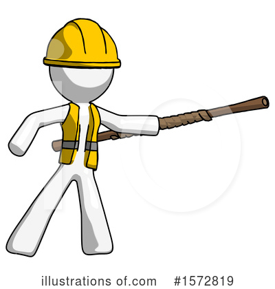 Royalty-Free (RF) White Design Mascot Clipart Illustration by Leo Blanchette - Stock Sample #1572819