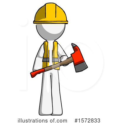 Royalty-Free (RF) White Design Mascot Clipart Illustration by Leo Blanchette - Stock Sample #1572833