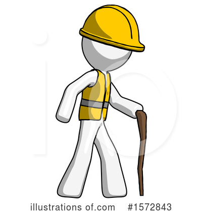 Royalty-Free (RF) White Design Mascot Clipart Illustration by Leo Blanchette - Stock Sample #1572843